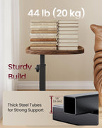 C Side Table Adjustable Height, Couch Sofa End Table, TV Tray